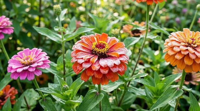 zinnias powdery mildew prevention